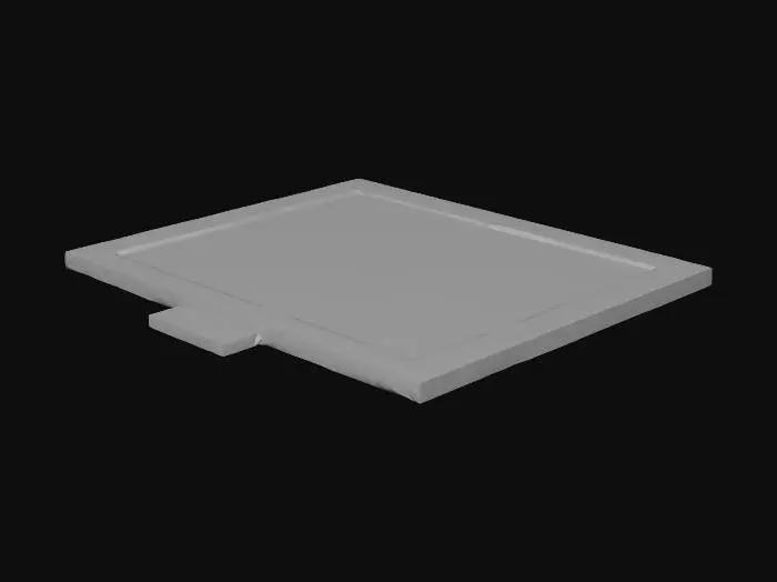 3D model for create a small rectanngular bordered water body like swimming pool