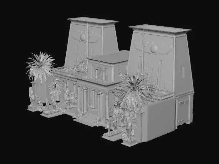 3D model for Egyptian Palace