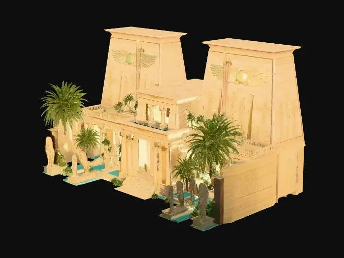 3D model for Egyptian Palace