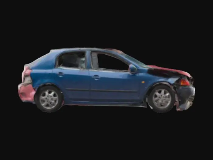 3D model for Make car crashed