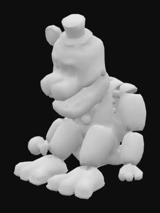 3D model for Golden Freddy