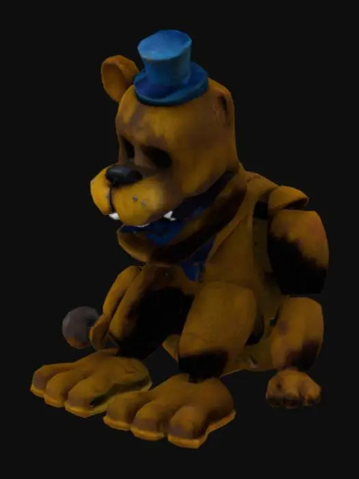 3D model for Golden Freddy