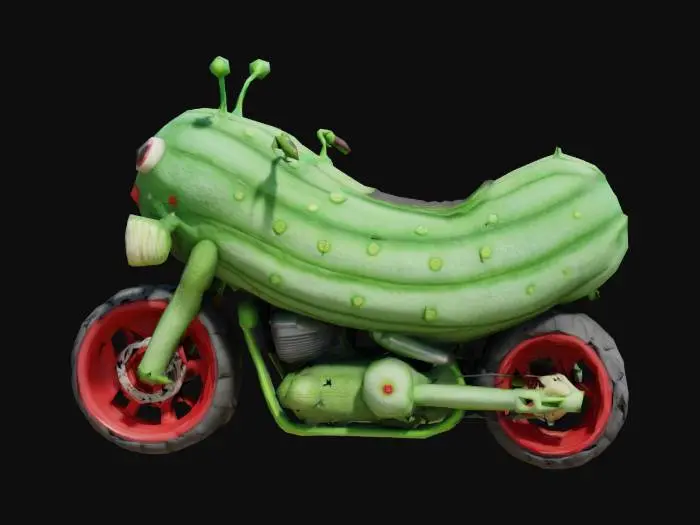 3D model for Pickle Racer
