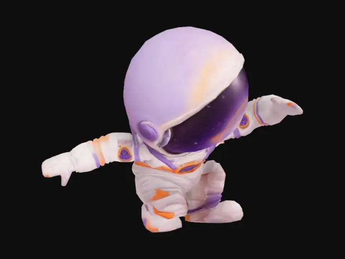 3D model for astronauta