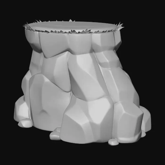 3D model for Grassy Stone Monolith