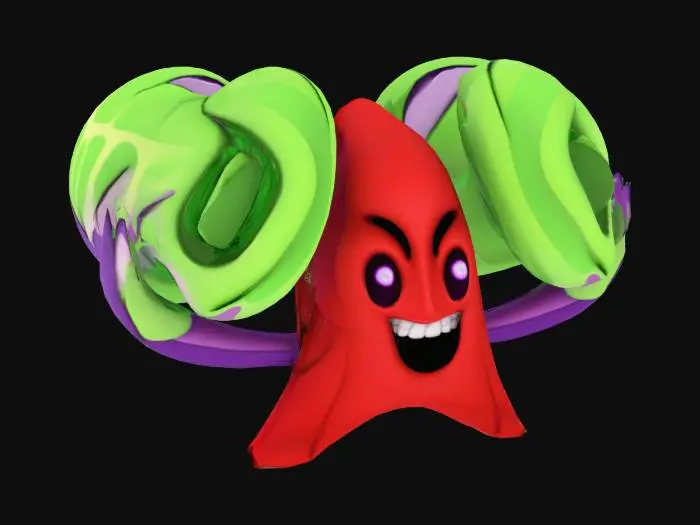 3D model for Happy Rhubarb