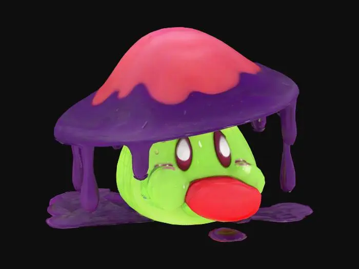3D model for Poisonous shroom