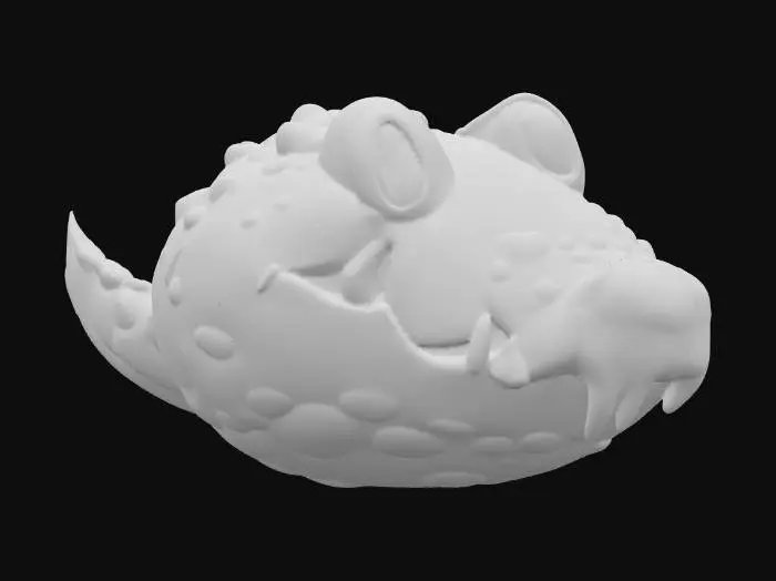3D model for Crocodile