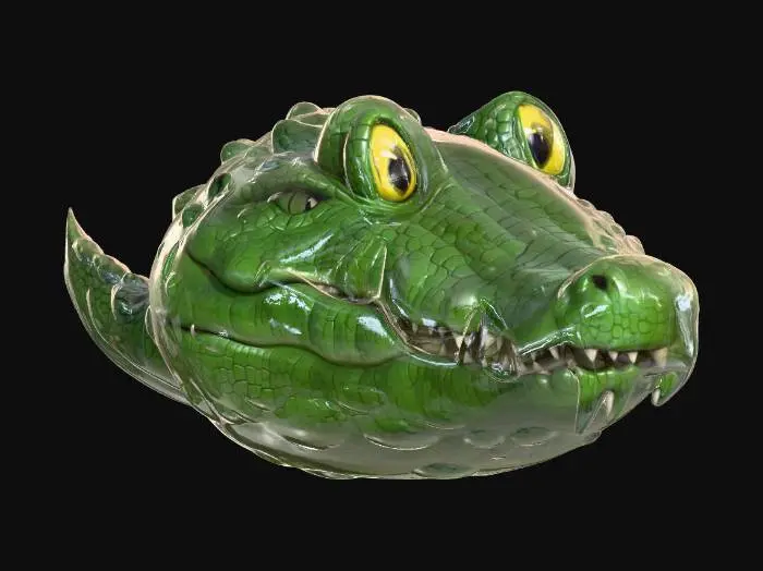 3D model for Crocodile