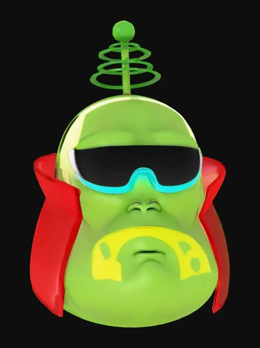 3D model for Alien Coolbean