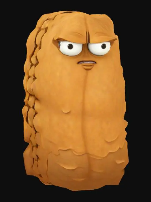 3D model for Tall nut