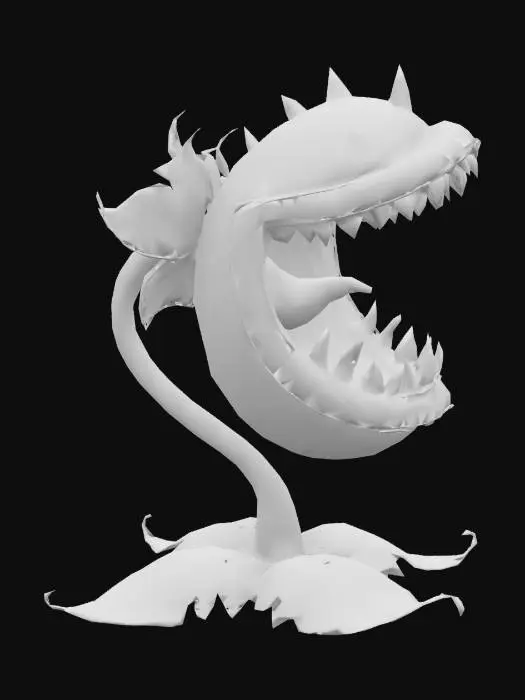 3D model for Toothy Plant