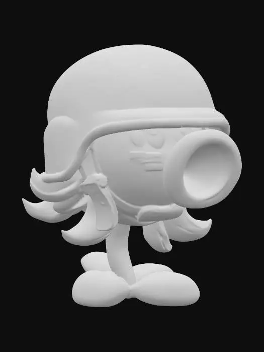 3D model for Peashooter Soldier