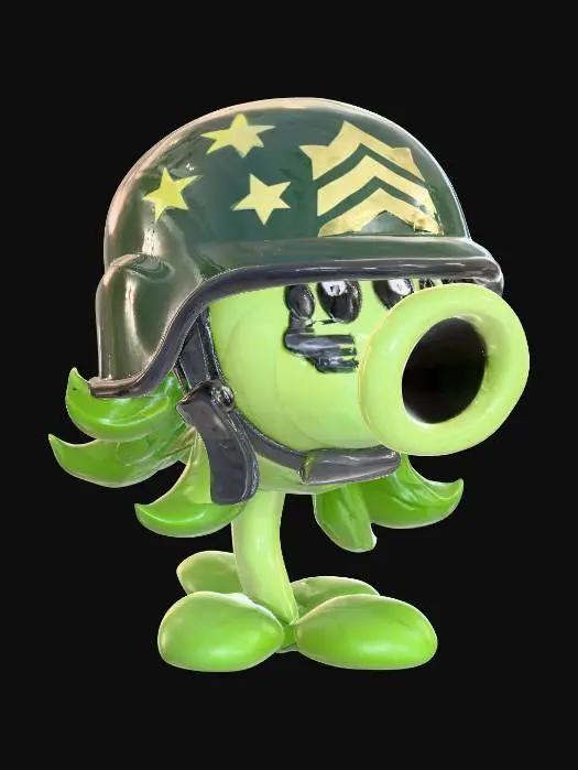 3D model for Peashooter Soldier