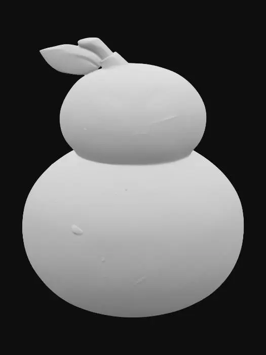 3D model for Grumpy Pear