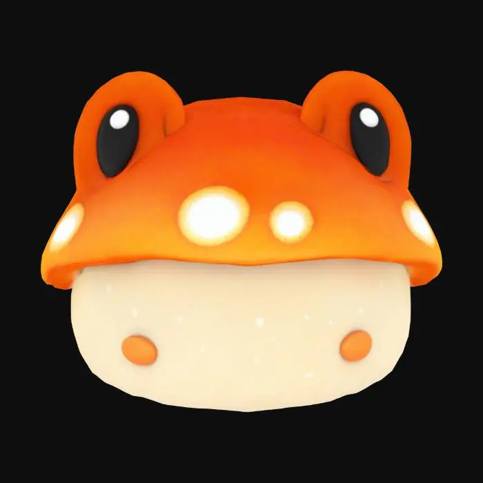 3D model for Mushroom Frog