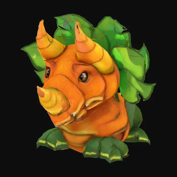 3D model for Carrot dinosaur