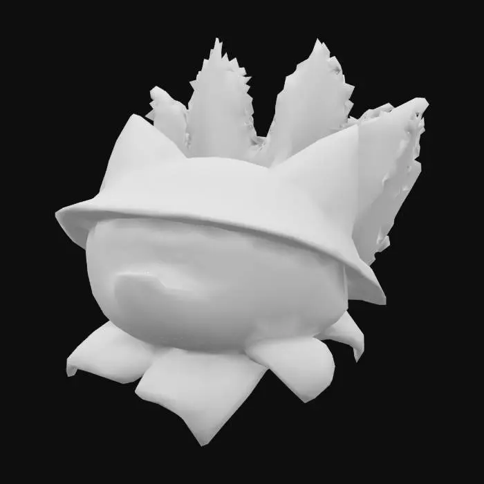 3D model for Wheat Tail Fox