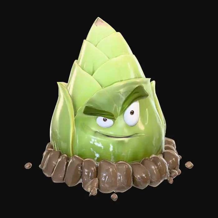 3D model for Bamboo Shoot