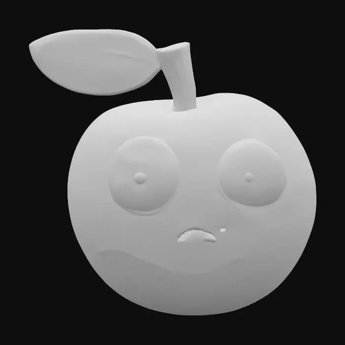 3D model for Confused Apple
