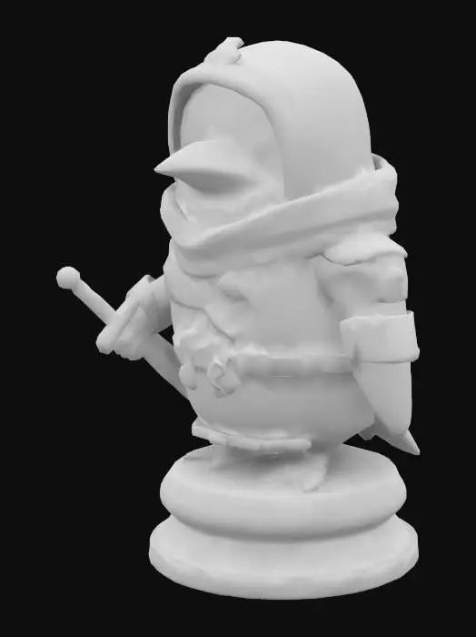 3D model for i want a pengu garen little character figurine from league of legends