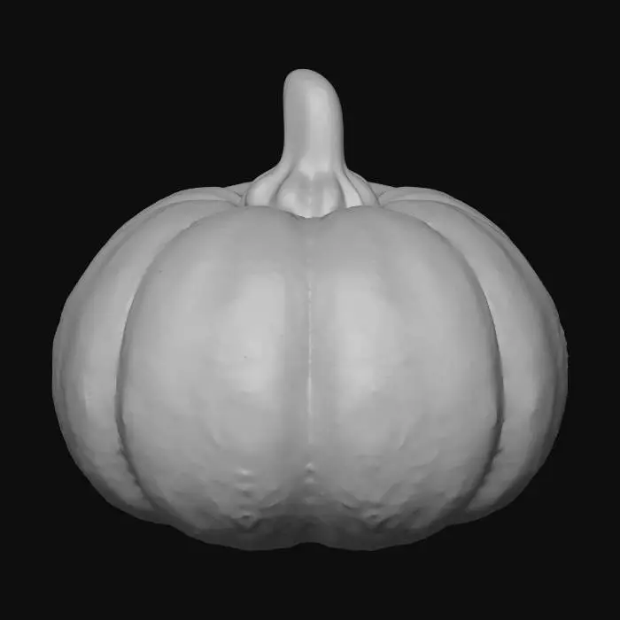3D model for Mini abóbora estilizada com textura suave e acabamento fosco, #Thanksgiving#