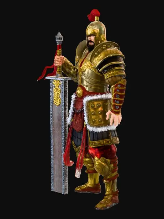 3D model for Warrior of the Dawn