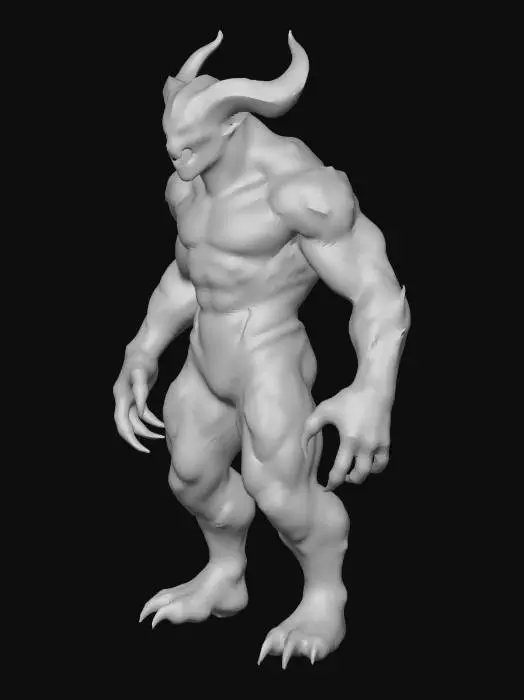 3D model for Emberbound Demon