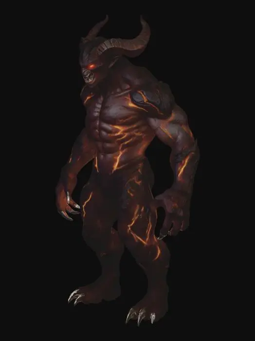 3D model for Emberbound Demon
