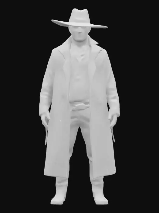 3D model for Judge Holden, from the book "Blood Meridian".