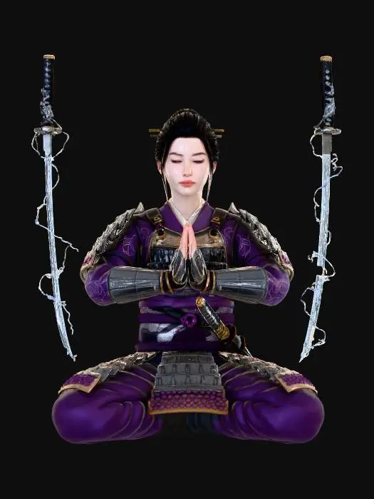 3D model for Moonlit Meditation