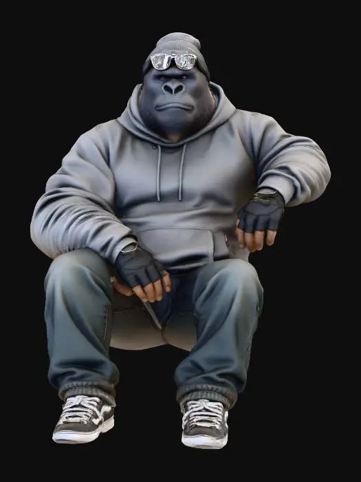 3D model for Gorilla at the Skatepark