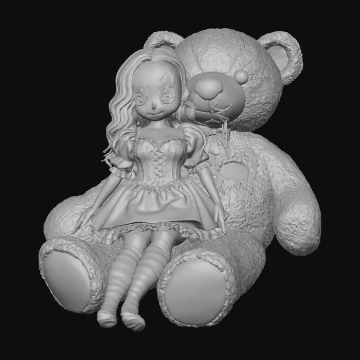 3D model for Haunted Playroom