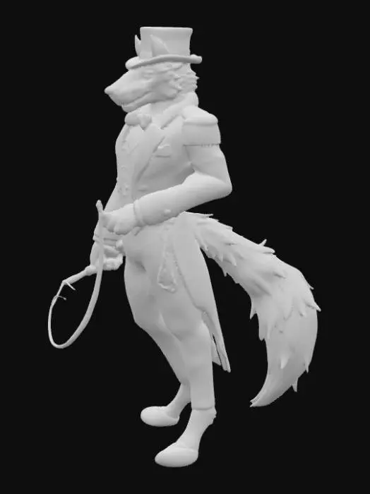 3D model for Ringmaster Wolf, #PBR#