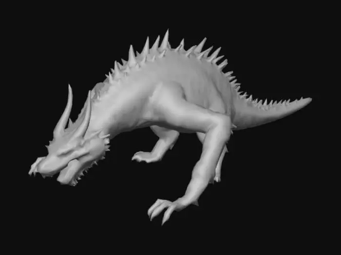 3D model for A terrifying Imugi, a legendary serpent-like monster from Korean folklore, crawling like a giant Serpent with only powerful front limbs, scaly elongated body stretching across the ground, glowing ominous red eyes, dark green and black shimmering scales, exuding a yokai-like supernatural aura, ancient misty wetlands setting, cinematic lighting with eerie atmosphere, realistic yet monstrous textures, blending myth and horror.