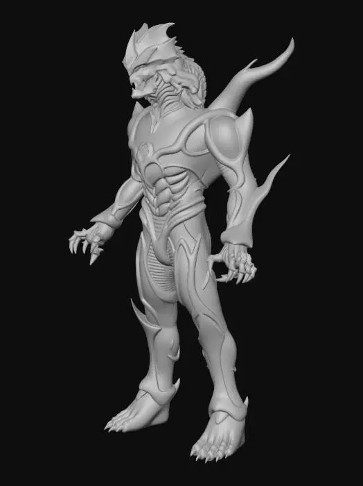 3D model for Ultra Kaiju Dark Lucifer