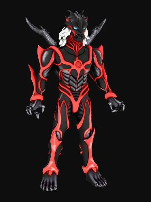 3D model for Ultra Kaiju Dark Lucifer