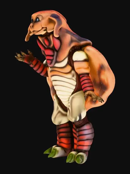 3D model for Ultra Kaiju Delgoran