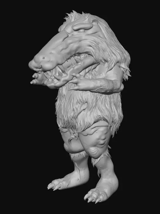 3D model for Ultra Kaiju Degunja