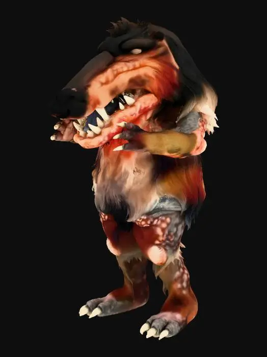 3D model for Ultra Kaiju Degunja