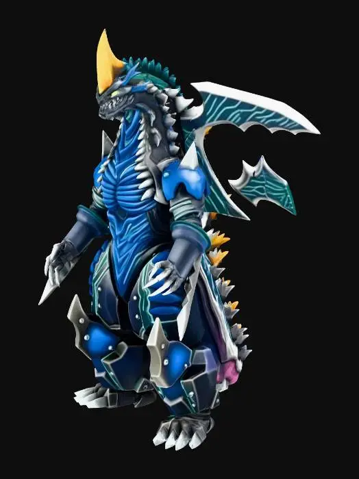 3D model for Ultra Kaiju Kamisori Demaaga