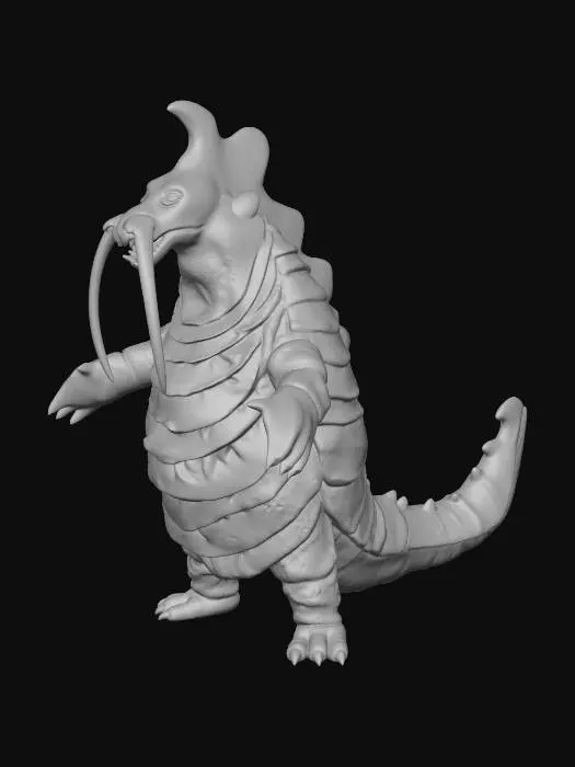 3D model for Ultra Kaiju Depparas