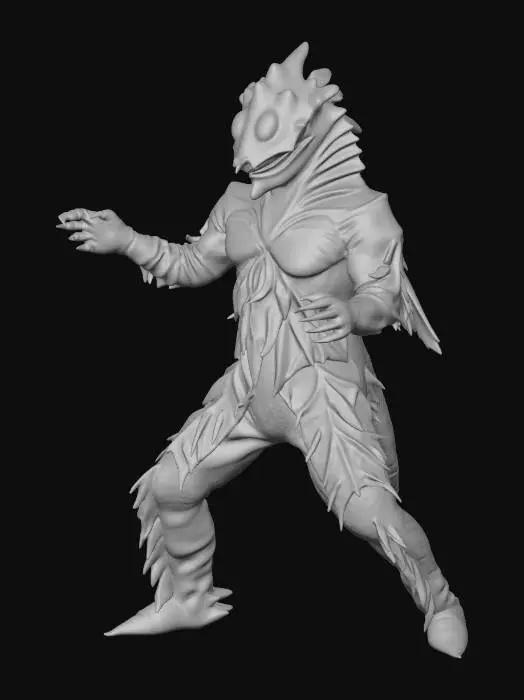 3D model for Ultra Kaiju Digon