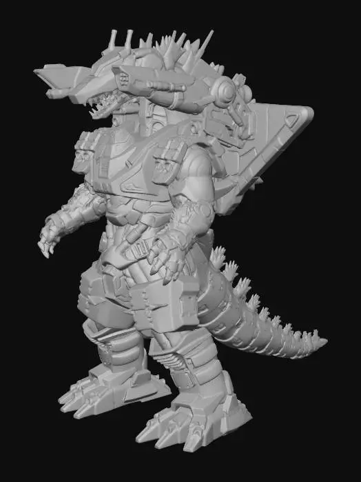 3D model for Ultra Kaiju Earth Garon Mod 4