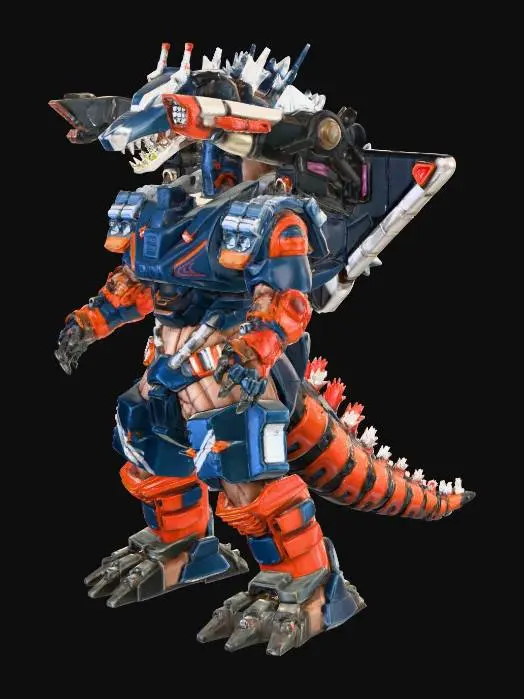 3D model for Ultra Kaiju Earth Garon Mod 4