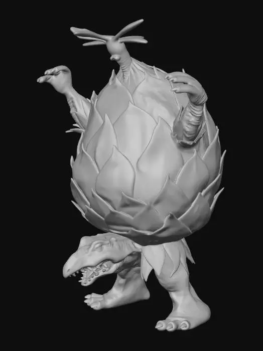 3D model for Ultra Kaiju Kendoros