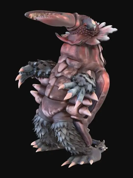 3D model for Ultra Kaiju King Crab