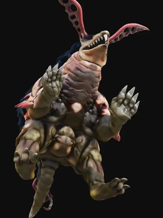 3D model for Ultra Kaiju King Molerat