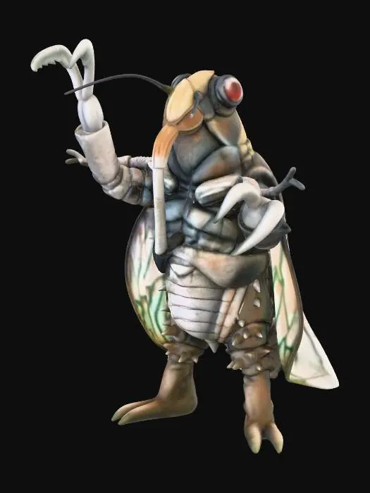 3D model for Ultra Kaiju King Zemira