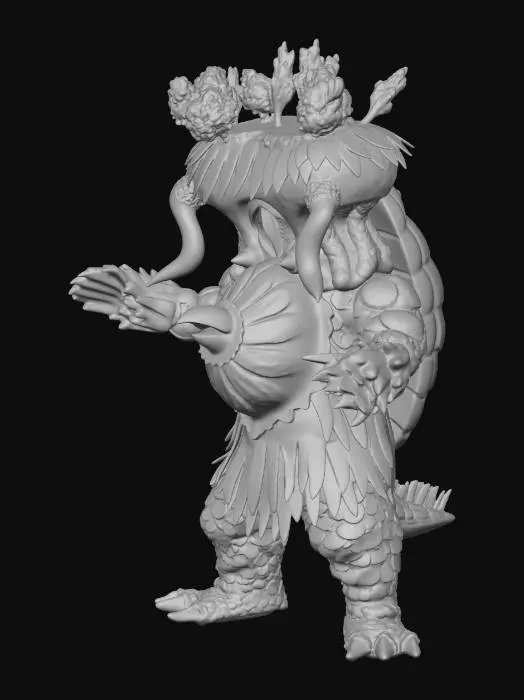 3D model for Ultra Kaiju King Kappa